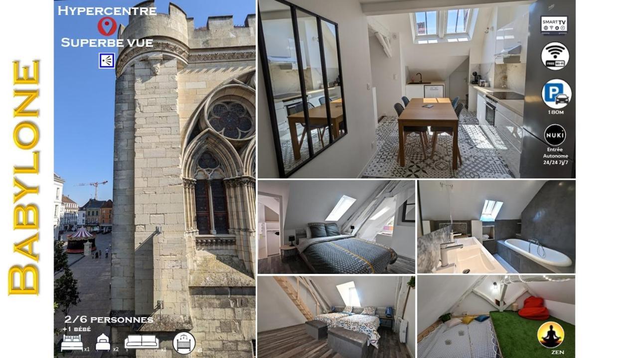 3 Appartements Premium Au Pied De La Cathedrale - Hypercentre سين المظهر الخارجي الصورة