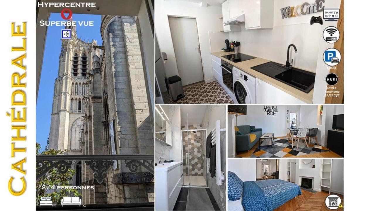 3 Appartements Premium Au Pied De La Cathedrale - Hypercentre سين المظهر الخارجي الصورة